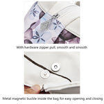 722 Borsa da donna in morbida pelle, Green handle Lily, Green Handle Rose, White Handle Green Flower, White Handle Red Flower, White Handle Purple Flower, Black Handle Green Flower, Black Handle Red Flower, Black Handle Purple Flower                   ...