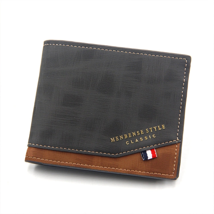 Menbense Hot Stamping Hinge Short Matte Multi-Card Portafoglio maschile di grande capacità, D3301-4 Black, D3301-4 Light Brown, D3301-4 Dark Brown, D3301-5 Black, D3301-5 Light Brown, D3301-5 Dark Brown