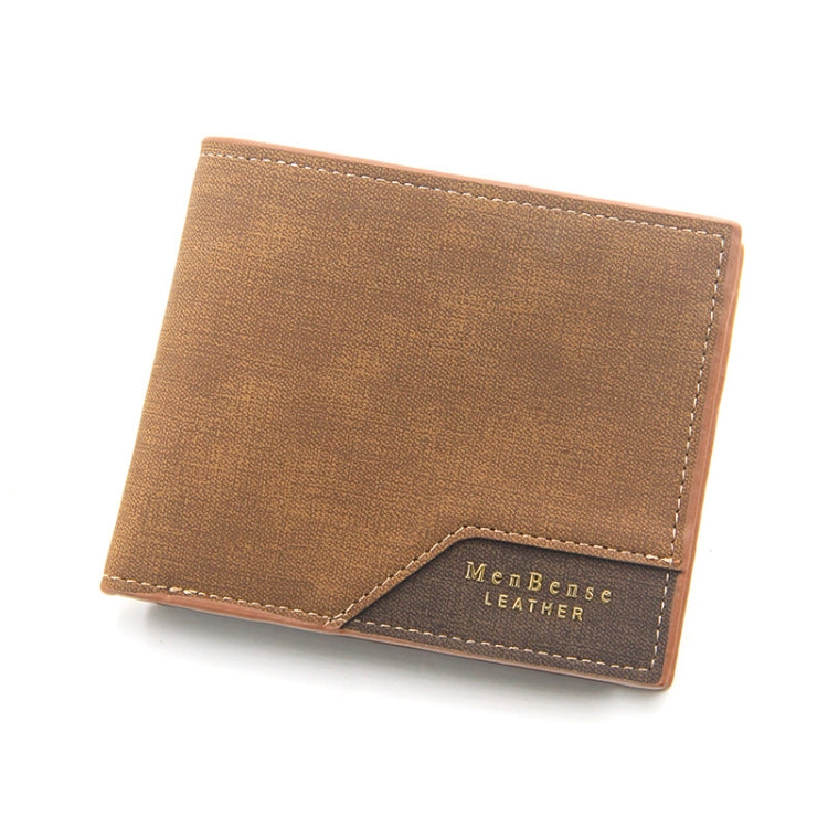 Menbense Hot Stamping Hinge Short Matte Multi-Card Portafoglio maschile di grande capacità, D3301-4 Black, D3301-4 Light Brown, D3301-4 Dark Brown, D3301-5 Black, D3301-5 Light Brown, D3301-5 Dark Brown