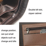 Menbense Hot Stamping Hinge Short Matte Multi-Card Portafoglio maschile di grande capacità, D3301-4 Black, D3301-4 Light Brown, D3301-4 Dark Brown, D3301-5 Black, D3301-5 Light Brown, D3301-5 Dark Brown