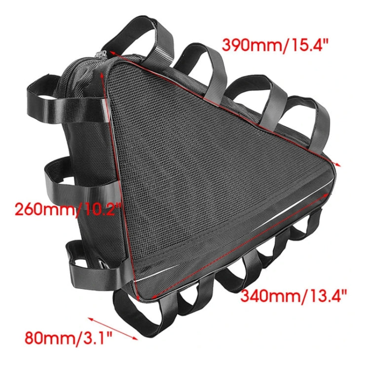 693-1 Custodia per batteria per mountain bike Borsa portaoggetti di grande capacità, 693-1