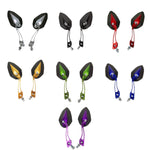 Modifica specchietto retrovisore per moto in lega di alluminio, Silver, Black, Red, Gold, Green, Blue, Purple