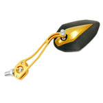 Modifica specchietto retrovisore per moto in lega di alluminio, Silver, Black, Red, Gold, Green, Blue, Purple