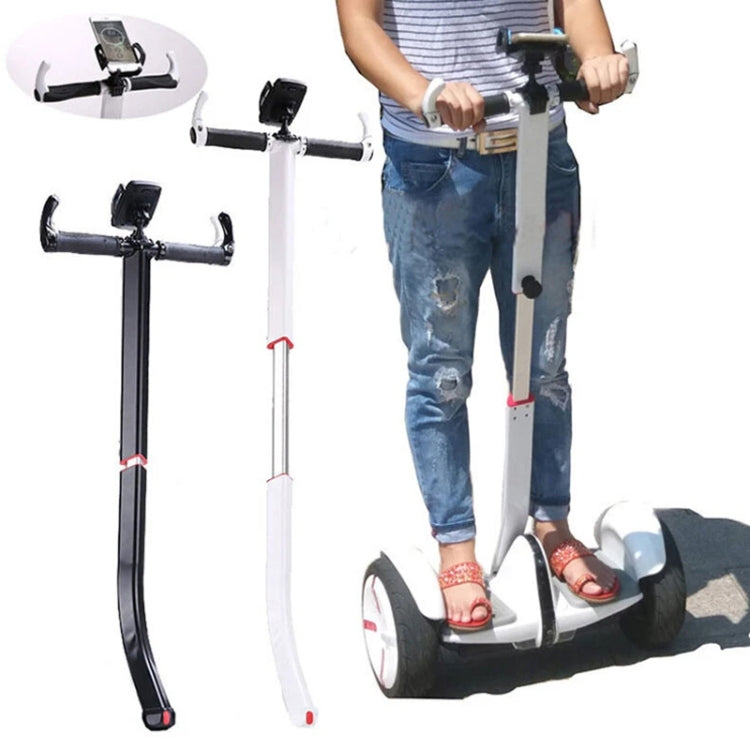Balance Car Maniglia a leva manuale retrattile ed estesa per Ninebot Mini Pro, White, Black