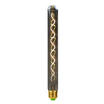 Lampada retrò con lampadina a LED a luce calda grigio fumo galvanica, ST64, G80, G95, G125, A110, T185, T300