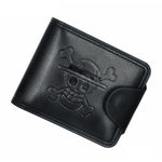 MenBense Men Multi-Card 2 Portafoglio corto Porta carte da trasporto, Black, Brown