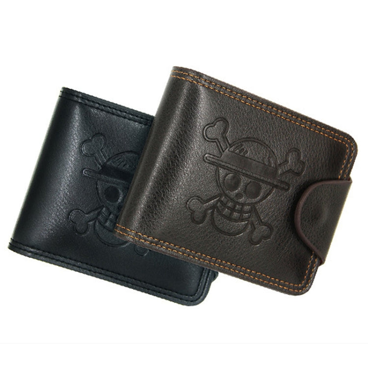 MenBense Men Multi-Card 2 Portafoglio corto Porta carte da trasporto, Black, Brown