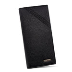 Portafoglio da uomo con slot per schede multiple con fibbia magnetica in rilievo lungo MenBense