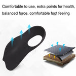 2 paia di plantari ortopedici per gambe XO corretti con arco piatto, dimensioni:, M (White), L (White), M (Black), L (Black)