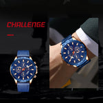 Orologio al quarzo impermeabile multifunzionale FNGEEN 5225, Blue Steel Rose Shell Blue Surface, Black Steel Rose Shell Black Surface, Black Steel Black Shell Black Surface, White Steel White Shell Black Surface, Black Steel Black Circle White Surface ...