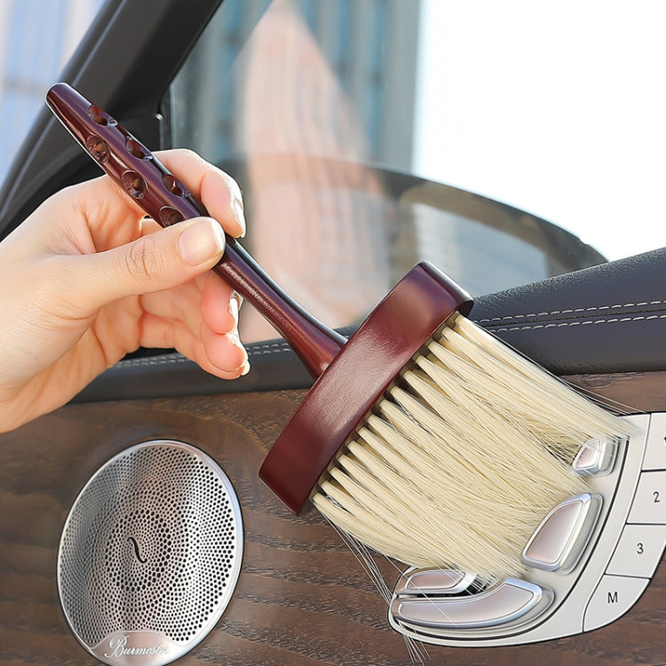 3 PCS Manico allungabile in legno Spazzola antipolvere Sfiato per auto Decorazione interna Spazzola morbida, Handle Dust Brush