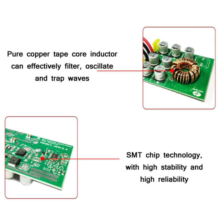 Regolatore di tensione per auto impermeabile da 72 W da 12 V a 24 V 3 A, 72W 12V To 24V