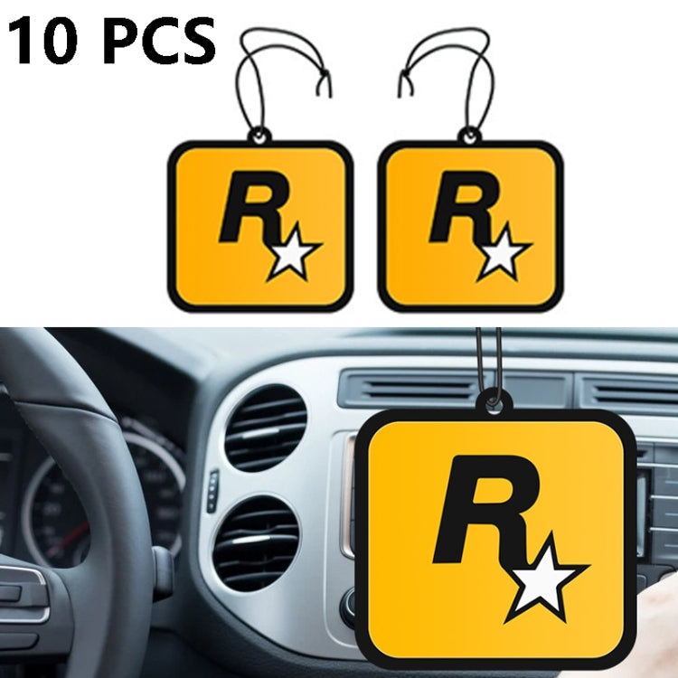 10 PZ Auto Profumo Ciondolo Fragranza Decorazione, R Star, Planet