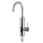 Rubinetto per acqua calda elettrica per cucina domestica Spina europea, stile:, Stainless Steel Type, Stainless Steel Universal Pipe Type