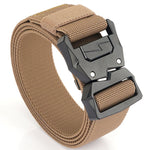 Cintura elastica da uomo casual con fibbia a fulmine, lunghezza:, 125cm