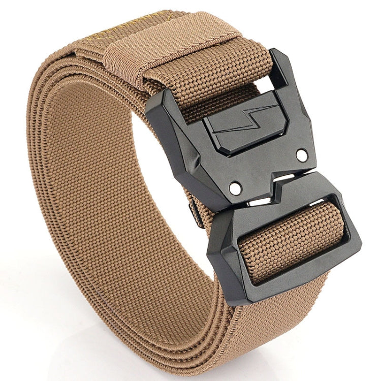 Cintura elastica da uomo casual con fibbia a fulmine, lunghezza:, 125cm