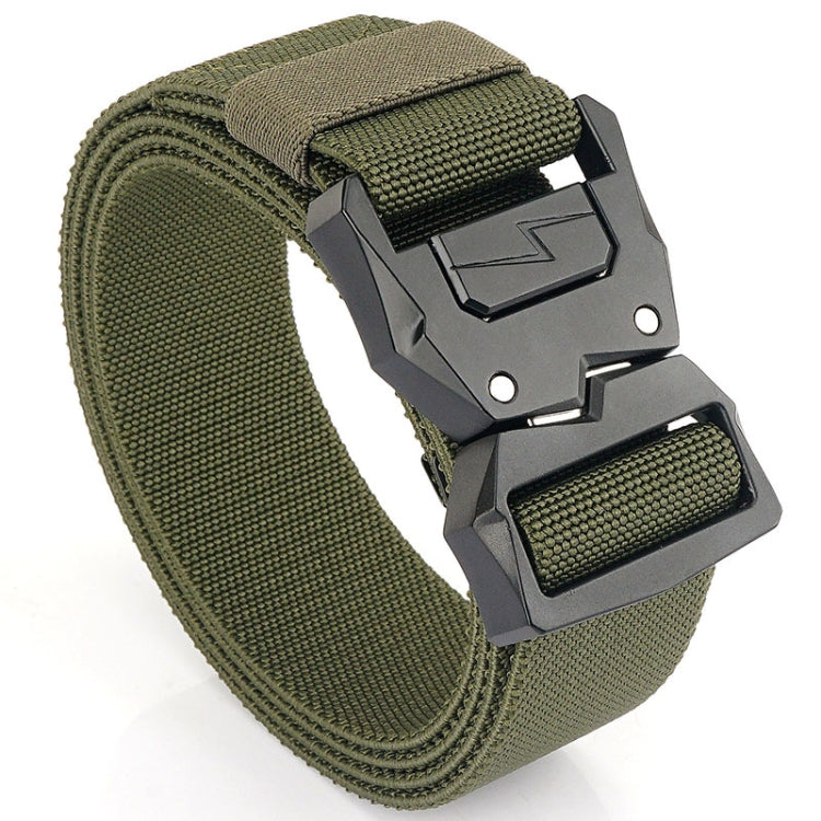 Cintura elastica da uomo casual con fibbia a fulmine, lunghezza:, 125cm