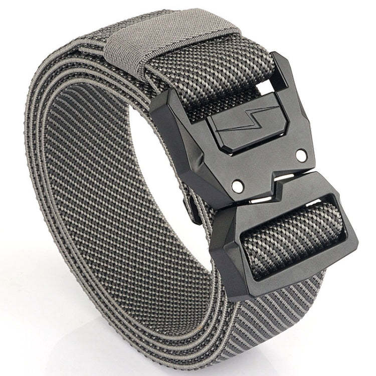 Cintura elastica da uomo casual con fibbia a fulmine, lunghezza:, 125cm