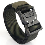 Cintura elastica da uomo casual con fibbia a fulmine, lunghezza:, 125cm