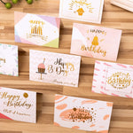 Biglietto d'auguri in rilievo con stampa a caldo da 50 pezzi, 1, 2, 3, 4, 5, 6, 7, 8