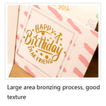 Biglietto d'auguri in rilievo con stampa a caldo da 50 pezzi, 1, 2, 3, 4, 5, 6, 7, 8