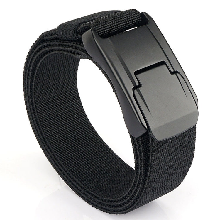 Cintura da uomo con fibbia rapida in tessuto elasticizzato moda casual, lunghezza:, 125cm