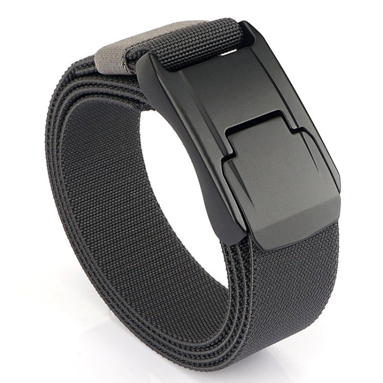 Cintura da uomo con fibbia rapida in tessuto elasticizzato moda casual, lunghezza:, 125cm