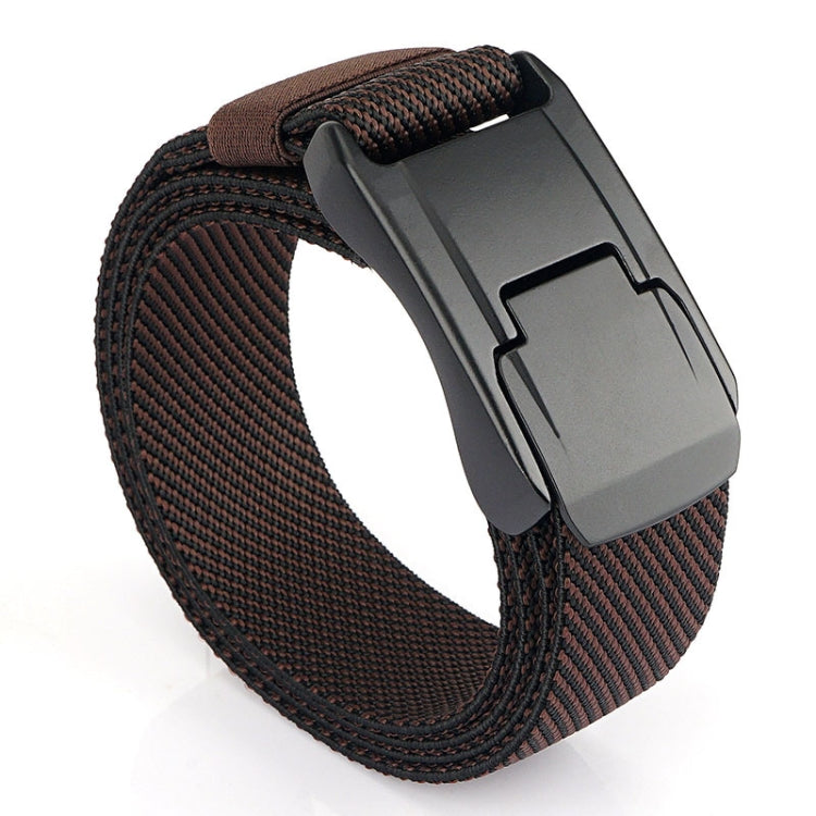 Cintura da uomo con fibbia rapida in tessuto elasticizzato moda casual, lunghezza:, 125cm