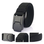 Cintura da uomo con fibbia rapida in tessuto elasticizzato moda casual, lunghezza:, 125cm