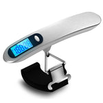 Bilancia per bagagli elettronica portatile in acciaio inossidabile Bilancia espresso portatile, Black, White