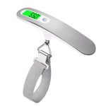 Bilancia per bagagli elettronica portatile in acciaio inossidabile Bilancia espresso portatile, Black, White