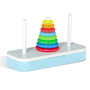 Qiyi Tower of Hanoi Puzzle Geometric Stacker Giocattolo per lo sviluppo dei bambini,Stile:, 6 Layers, 8 Layers, 10 Layers