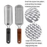 Rettifica e sfregamento per pedicure esfoliante in acciaio inossidabile, stile:, Big Hole Smiles (Black), Small Hole Square Hole (Black), Big Hole Smiles (Brown), Small Hole Square Hole (Brown)