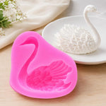Stampo per decorare torte in silicone da forno per cigni da 2 pezzi, Swan