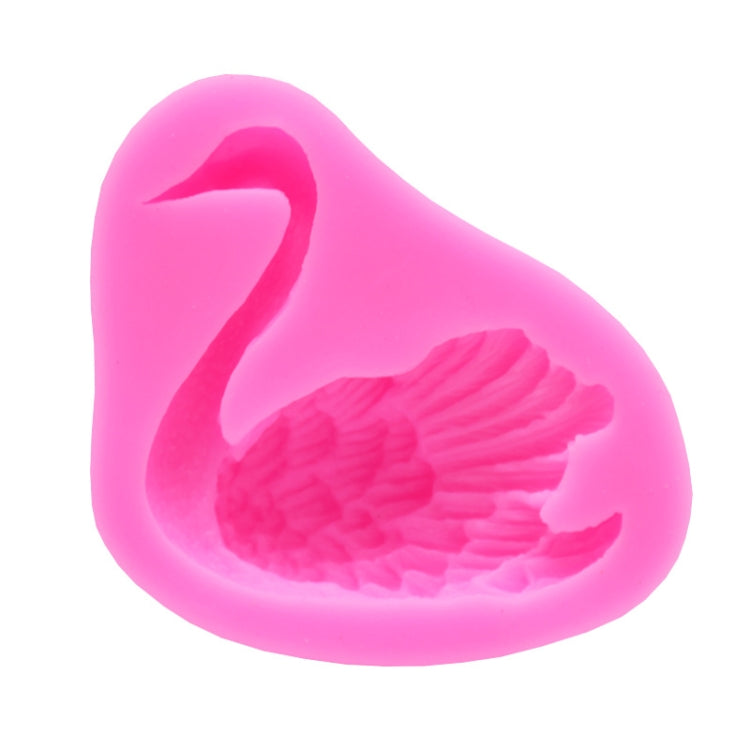 Stampo per decorare torte in silicone da forno per cigni da 2 pezzi, Swan