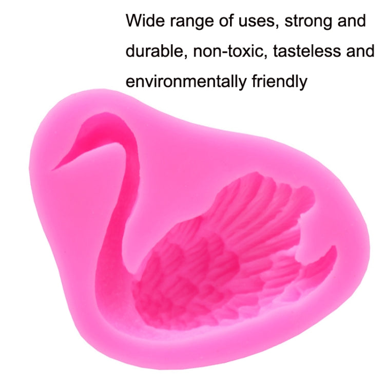 Stampo per decorare torte in silicone da forno per cigni da 2 pezzi, Swan