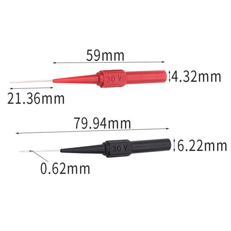 Penna multimetro per test di riparazione automatica della sonda grossolana, colore:, Black, Red, Red + Black