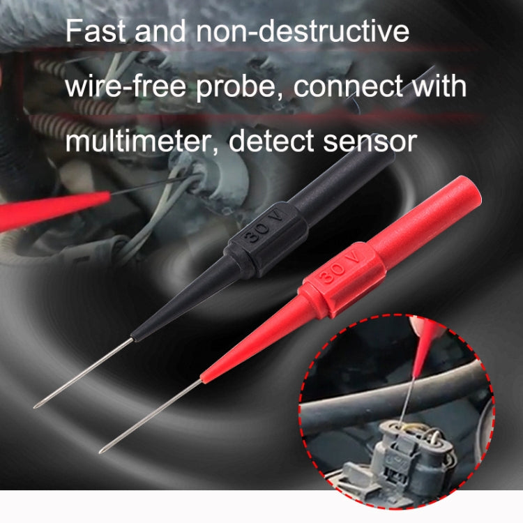 Penna multimetro per test di riparazione automatica della sonda grossolana, colore:, Black, Red, Red + Black