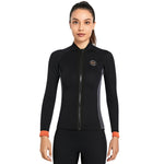 DIVES&SAIL Muta da sub termica a maniche lunghe da 3 mm Muta da surf con protezione dal freddo, XS, S, M, L, XL, XXL