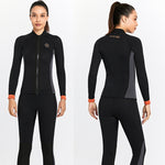 DIVES&SAIL Muta da sub termica a maniche lunghe da 3 mm Muta da surf con protezione dal freddo, XS, S, M, L, XL, XXL