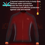 DIVES&SAIL Muta da sub termica a maniche lunghe da 3 mm Muta da surf con protezione dal freddo, XS, S, M, L, XL, XXL