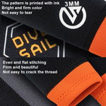 DIVES&SAIL Muta da sub termica a maniche lunghe da 3 mm Muta da surf con protezione dal freddo, XS, S, M, L, XL, XXL