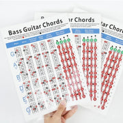 Tabella degli esercizi di diteggiatura degli accordi di chitarra in carta di rame, Small, Large