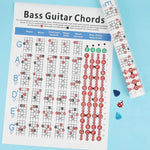 Tabella esercizi diteggiatura accordi chitarra in carta