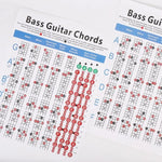 Tabella esercizi diteggiatura accordi chitarra in carta