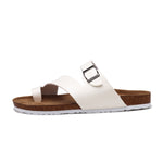 Sandali infradito uomo in sughero con fibbie regolabili