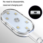 2 PCS Illuminazione per auto Lampada da lettura LED Touch Sensing Luce ambientale, stile:, White, Ice Blue, Blue, Pink Purple, Colorful