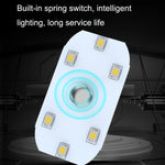 2 PCS Illuminazione per auto Lampada da lettura LED Touch Sensing Luce ambientale, stile:, White, Ice Blue, Blue, Pink Purple, Colorful