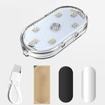 2 PCS Illuminazione per auto Lampada da lettura LED Touch Sensing Luce ambientale, stile:, White, Ice Blue, Blue, Pink Purple, Colorful