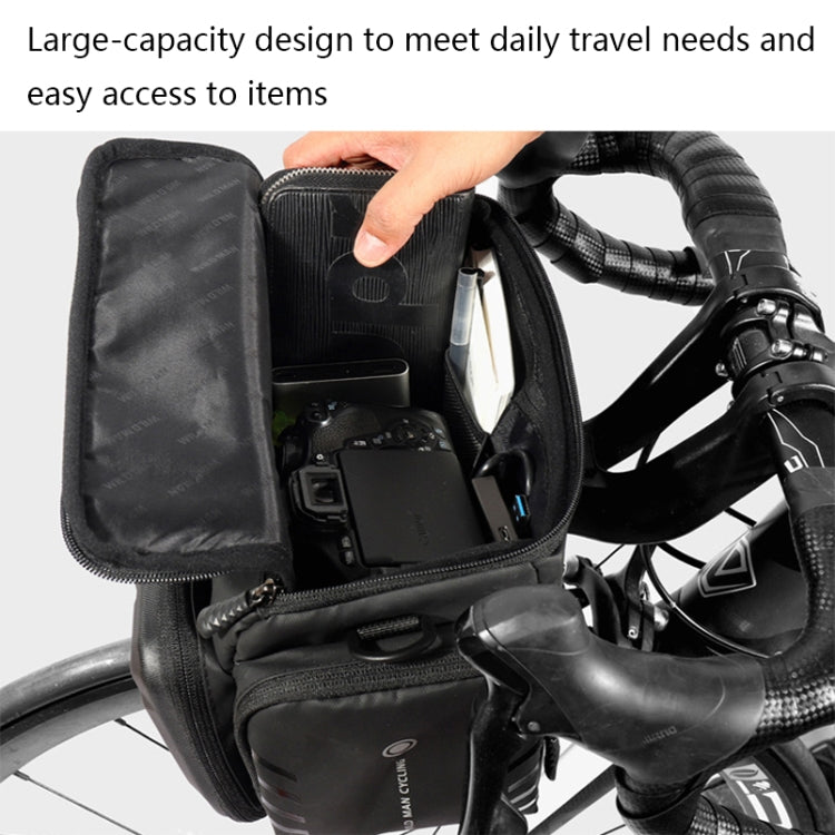 WILD MAN GS6 4L Borsa da bicicletta impermeabile per ciclismo all'aperto, GS6